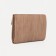 Women's wallet on the button, beige color