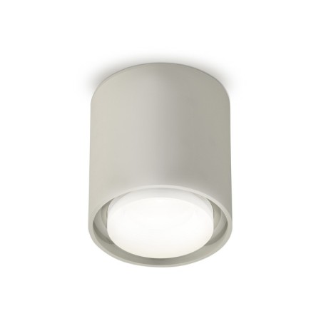 Ambrella Light Acrylic lamp, XS7724016, MR16 GU5.3 LED 10 W, color gray sand, white matte, transparent