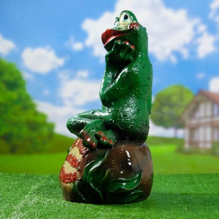 Garden figure "Bolshoi Frog" 30x23x52cm-1