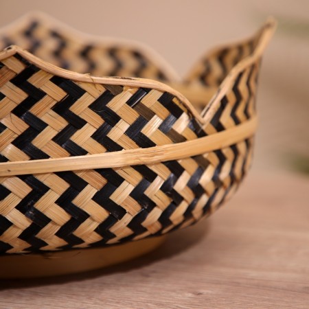 Vaska wicker, from bamboo 30x30x12 cm-3