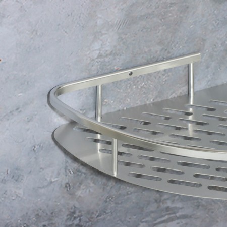 Corner shelf, 22 × 22 × 5 cm, aluminum-2