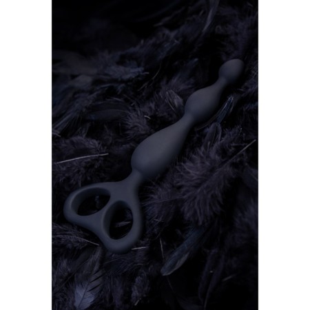 Anal traffic jam Popo pleasure byfa aquilae, silicone, black, 18 cm, d 3 cm-2