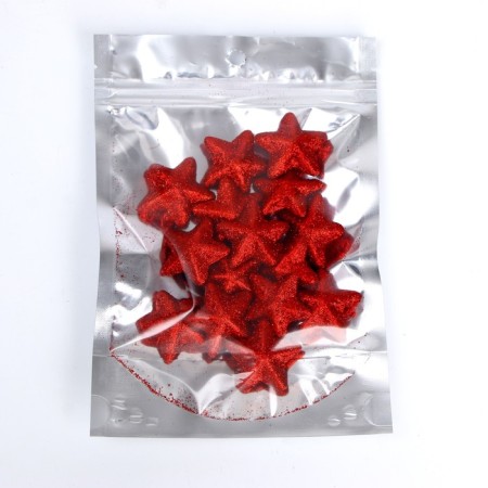 Figure for crafts and decor "Star", set 15 pcs, size 1 pc: 3.5 × 3.5 × 2 cm, red color-3