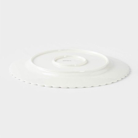 Porcelain Porcelain Dunch Vodlyana "Estet. Gerda ", d = 26 cm, white color-2