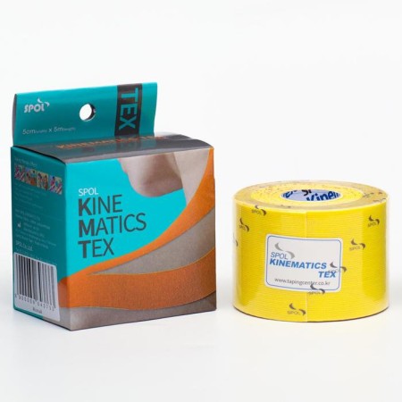 Kinesio Teip Spol Tape Korean, 5 cm x 5 m, yellow