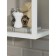 Hinged shelf 800, 800x250x360, white muar/oak sonom