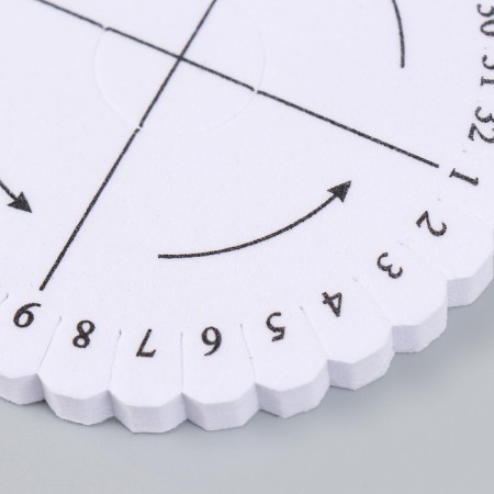 Kumihimo disk Round for weaving cords 10.3x10.3x1 cm-2