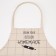 Apron "Ethel" Homemade 60*70 cm, 100% cotton, sarzha 190 g/m2