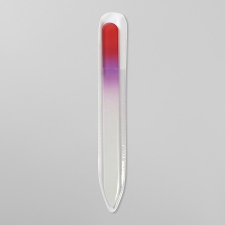 Rainbow glass glass for nails, 14 cm, in a case, color mix-1