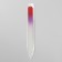 Rainbow glass glass for nails, 14 cm, in a case, color mix