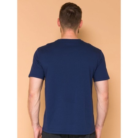 Male T-shirt, size 48, dark blue color-2