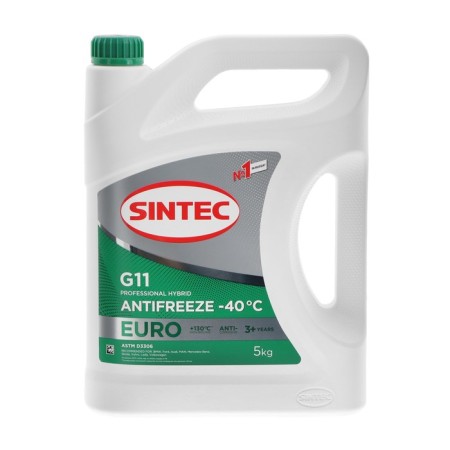Sintec Euro Antifreeze, Green G-11, 5 kg-3