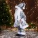 Santa Claus "In a suit with sequins and gifts" 43 cm, silver