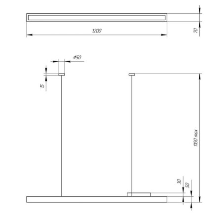 LED LED GEOMETRIA BLOCK 24W 4000K 1750 IP40 12x7x5 white-2