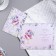 Birthday card!" Congrev, embossing, cake, lilac background, 19.4x12.5 cm