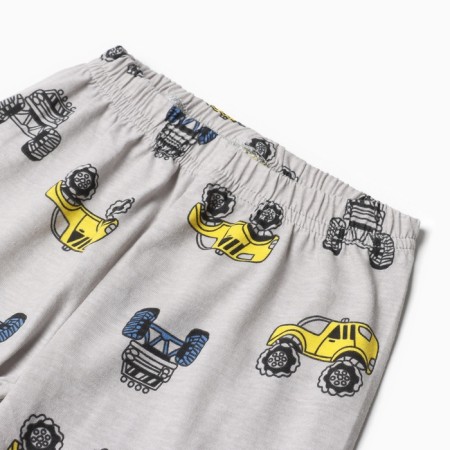 Pajamas for boys, gray color, height 98 cm-6