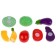 A set of vegetables and fruits, "three cats", 3+