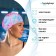 Hat of swimming adult onlytop "Tropics", fabric, girth 54-60 cm