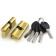 Punto A200/60 PB cylinder mechanism, 25x10x25 mm, 5 keys, brass color