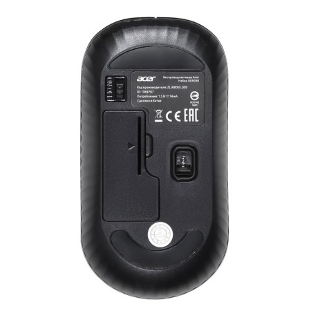 Keyboard + mouse Acer OKR030 CLAV: Black Mouse: Black USB wireless Slim (zl.kbdee.005) 1029432-7