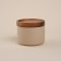 A set of ceramic cans for bulk products on the SL Home Stone Forest stand, 4 items: 3 banks 220 ml, stand