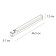 Erte Lamp Callisto A3410ap-1wh, LED, 10 W, 6x47x8 cm, 900 lm, white