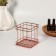 Storage for storage of manicure/cosmetic supplies "Rafael", 9 × 9 × 10 cm, bronze color
