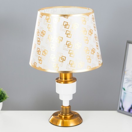 EMIGEL desktop lamp E27 40W gold 28x28x45 cm Risalux