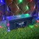 Garland "Network" 2 × 3 m, IP44, UMS, transparent thread, 384 LED, glow of multi, 220 V