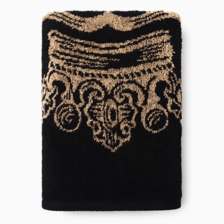 The towel Named Tensor Ethel "Egor" is black, 50x90cm, 100% cotton, 420g/m2-2