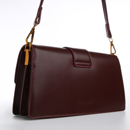 Female bag Textura, average size, brown color-3
