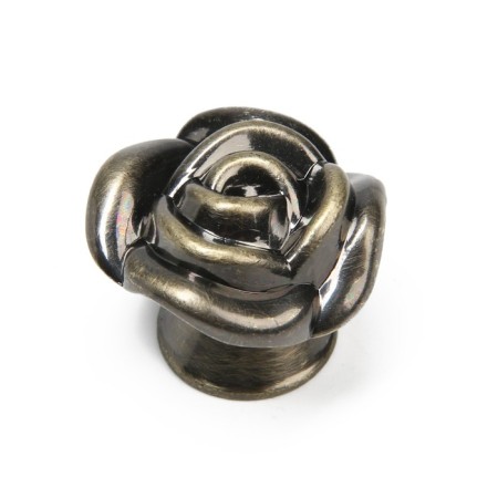 Handle button Cappio Rose 01, bronze color-1