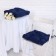 A set of pillows for water-legged stools 40x40cm 2 pcs, T-Sini, Fayberf, Greta HL20%, PE80%