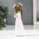 Souvenir Polystone "Baby with flowers in hair" 15.5x6x6.5 cm