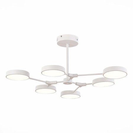 Ceiling EVOLUCE lamp. Sle6003-502-06. Monta. 6x10 watts, LED, 3000K-6000K, 6600 LM, 89x89x32 cm, white color