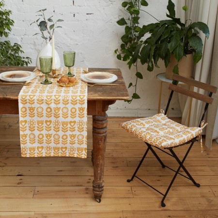 Siddle on the chair Ethelw Garden 42x42cm, 100% cotton, 190 g/m2-5