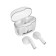 Wireless headphones Pro13, TWS, inserts, BT 5.0, 30/180 mAh, transparent, white