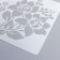 Stencil plastic "Flower" set 9 pcs 13x14 cm