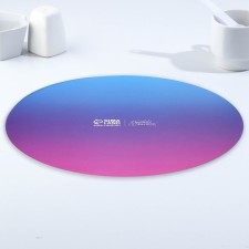 Subway for the cake reinforced, confectionery packaging, “pink-blue gradient”, 26 cm, 2.5 mm