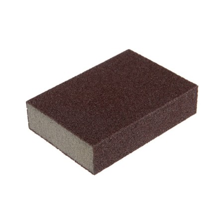 Sponge abrasive grinding tundra, solid, 100 x 70 x 25 mm, P100