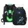 School backpack 38 x 30 x 16 cm, ergonomic back, stavia "drone", black