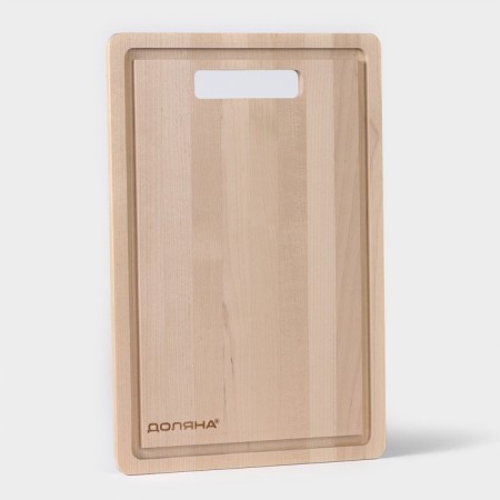Defense board "Classic" with a gutter, 30x20x0.8, an array of birch-1