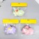 Easter decor "Rabbit with a ribbon and a flower on the neck" mix 13 cm