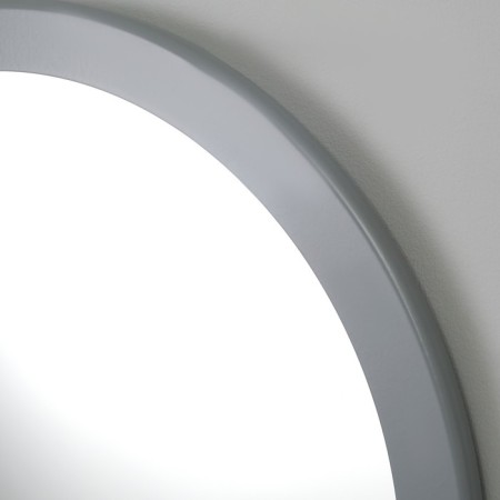 Wall mirror, in the frame, gray, d = 42cm-2