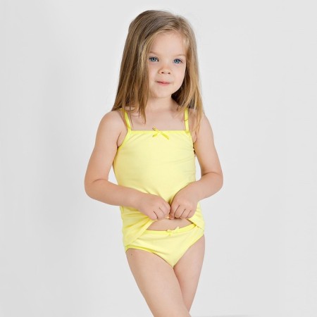 Трусы для девочек Basic, рост 110-116 см, цвет жёлтый