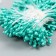 Stamens for flowers "droplets gloss Greens" set 300 pcs length 6 cm