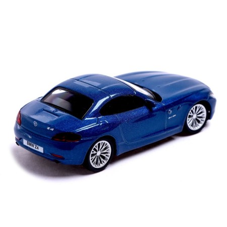 Metal machine BMW Z4, 1:43, blue color-2