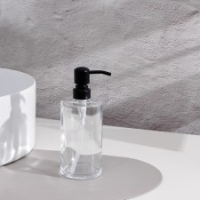 Bathroom dispenser, 500 ml, glass, transparent