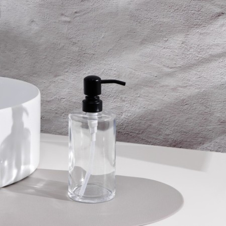 Bathroom dispenser, 500 ml, glass, transparent