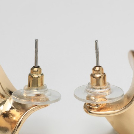 Earrings Metal "Bohemia" space, color gold-2